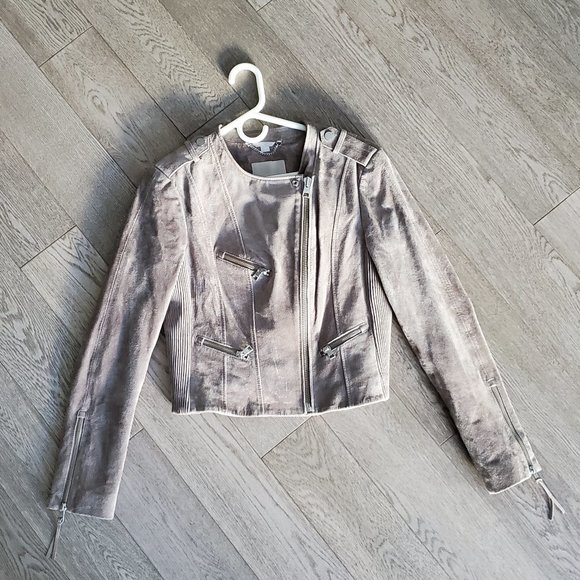 Soia & Kyo Suede Moto Jacket - Picture 5 of 7